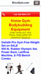 Mobile Screenshot of ericsgym.com