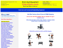 Tablet Screenshot of equipment.ericsgym.com